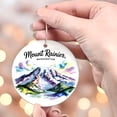 thumbnail image 4 of Mount Rainier Christmas Ornament, Collection of City Travel Souvenirs for Family and Friends, Christmas Tree Ornament City Travel, Trips of The Year, Christmas Ornament 2025, 4 of 5