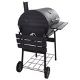 thumbnail image 4 of 30" Stainless Steel Portable Backyard Charcoal BBQ Grill and Offset Smoker for Outdoor Picnic Patio Backyard Camping Cooking, 4 of 6