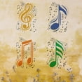 thumbnail image 7 of DIY 4 Pcs Music Notes Stencil Set 11.7x8.3inch 4 Style Reusable Musical Stencil DIY Art Music Template Music Note Stencil for Painting on Wood Floor Furniture Wall and Paper DIY, 7 of 7