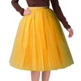 thumbnail image 1 of Femmes de Haute Qualité Plissée Jupe Genou Jupe de Danse Tutu Adulte, 1 of 2