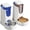 White, variant on Pets Automatic Gravity Feeder Dogs 2.8L Food & 4L Water Dispenser Set with Stainless Steel Bowl for Medium Big Dog Cat (White)