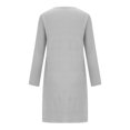 thumbnail image 7 of Stamzod House Dress for Women Halloween Print Long Sleeve T Shirt Nightgown Soft Crew Neck Short Sleep Shirt L, 7 of 7