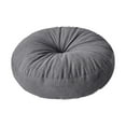 thumbnail image 4 of Cojín Redondo para Piso Adultos Niños Almohada Multifuncional Asiento Decorativo Silla Meditación Corduroy Resistente Adecuado para Relajación Lectura Gris, 4 of 8