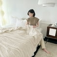 thumbnail image 7 of TTJ Gifts Large Flannel Bed Blanket 78.7x70.8 in Super Soft Microfiber Nap Throw Plush All-Season Sofa Bed Cover Lightweight Warm Machine Washable Comfort Blanket, 7 of 7