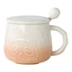 thumbnail image 1 of Taza de agua de 400ml, Taza de cerámica con panda en relieve de dibujos animados con tapa, cuchara para el hogar, taza de café con leche de alto valor para hombres y mujeres, 1 of 5