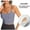 Gray, variant on ZZwxWA Womens Adjustable Camisole Sleeveless Square Neck Spaghetti Strap Tank Tops Basic Shirt with Pad Summer Workout Camis