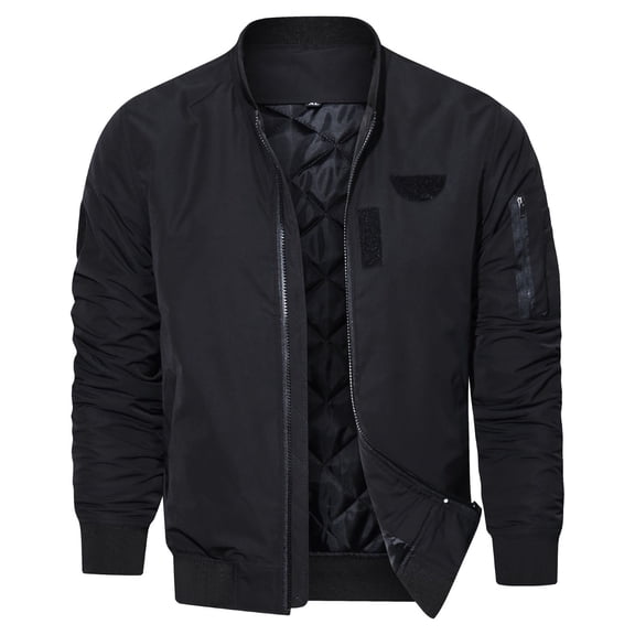 fvwitlyh Jackets for Men Work Winter Jackets for Men Male Autumn And Winter Windproof Zipper Stand Collar Multi Pockets Mens Jackets with Hoods Coats for Men