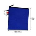 thumbnail image 2 of Vjnyvs Canvas Coin Purse, Solid Color Coin Purse Coin Bag with Zipper Women Coin Pouch for Credit Card ID Card Keys, 2 of 7