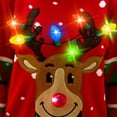 thumbnail image 3 of Joyfy Ugly Christmas Sweater Women, Led Light Up Ugly Sweater, Men Couples Women's Christmas Sweater with Light Bulbs, Reindeer Holiday Sweaters, Cute Funny Xmas Crewneck Knitted Pullovers 2025,XL, 3 of 12