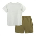 thumbnail image 5 of ATAIKU 2-7T Boys 2-Piece Summer Pajamas Set T-shirt + Shorts 100% Cotton Pjs for Toddler - Animals, 5 of 6