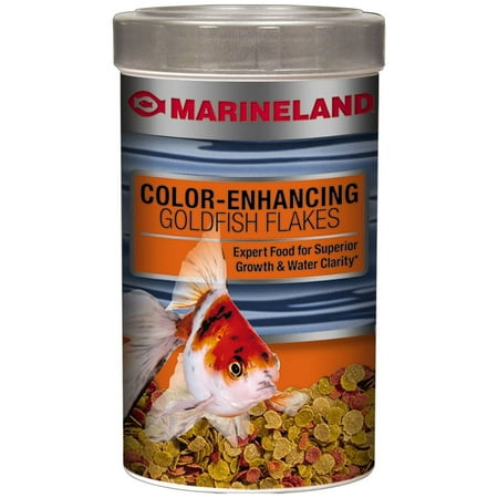 marineland color-enhancing goldfishFlakes 0.95 ounce, expert fish food formulation