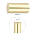 thumbnail image 2 of Uxcell 1Pcs Brass Rods 1.02 x 2.2" Brass Solid Round Stock Lathe Bar for Knife Handles Pin DIY Craft Model Plane, 2 of 6