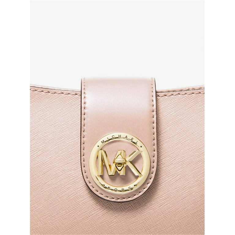 Michael Kors Carmen Extra-Small Saffiano Leather Shoulder Bag - Pink