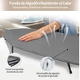 thumbnail image 4 of Tabla de Planchar Plegable, 100&times;31cm Burro de Planchar Plegable con Marco de Hierro, Mini Tabla de Planchar de Sobremesa con Funda de Algod&oacute;n Resistente al Calor, Apto para Espaci, 4 of 6