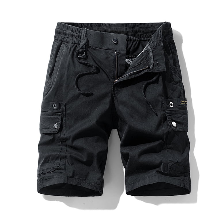 Men's Heavy-Duty Multi-Pocket Cargo Shorts, Outdoor Beach Work