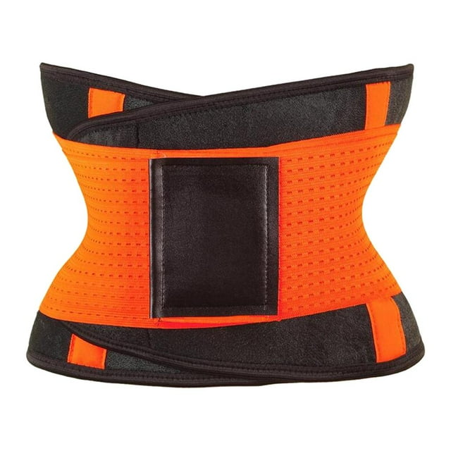 Faja moldeadora de cintura para mujer, moldeadora de abdomen y pérdida de peso Naranja XL