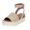 black, variant on Women's Trendy Casual Peep Toe Platforms Wedges Sandals Shoes Comfort Shoes