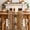 yellow, variant on Western Texas Star Retro Table Runner - 70 Inch Long Country Farmhouse Light Blue Brown Wooden Cotton and Linen Blended Dress Scarves Farmhouse Table Runner for Kitchen Dining, Coffee Table, 13"x70"