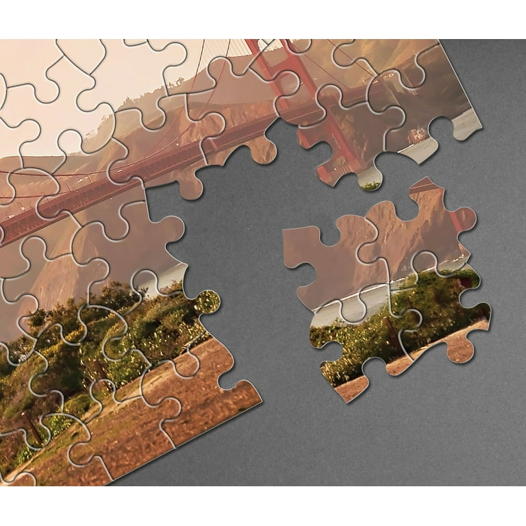 500 Piece Jigsaw Puzzle, 18x24 Inches, Golden Gate Bridge