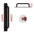 thumbnail image 1 of Barn Door Pull Push Plate Heavy Duty Gate Handle Sliding Door Pull Handle, 1 of 4