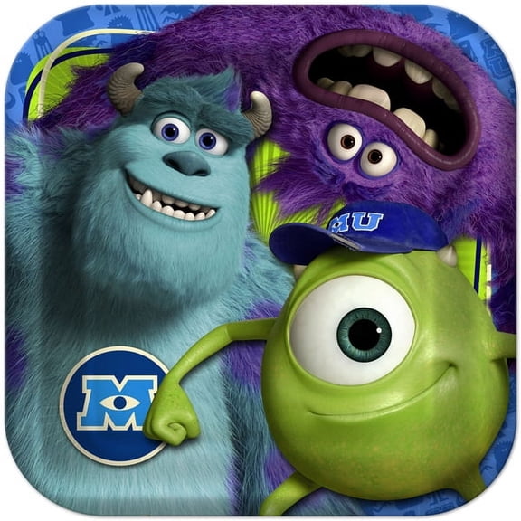 Monsters University Inc. Large Paper Plates (8ct)
