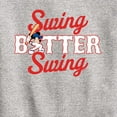 thumbnail image 3 of Mickey & Friends - Swing Batter Swing - Toddler And Youth Crewneck Fleece Sweatshirt, 3 of 5