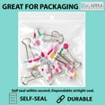thumbnail image 5 of 4 Mil Reclosable Hang Hole Zipper Bag with Resealable Top Seal - 6 x 4 & (100 Bags), 5 of 7
