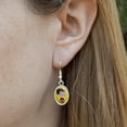 thumbnail image 3 of Teen Titans Go! Robin Novelty Dangling Drop Oval Charm Earrings, 3 of 5