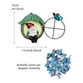 thumbnail image 3 of Gnomos luminosos para leer Colgante para jardín Adorno para colgar en árboles de jardín Adorno de resina para colgar en la pared, 3 of 7