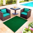 thumbnail image 5 of Koeckritz Rugs Roanoke Heather Green Ribbed Indoor/Outdoor Area Rug 2' x 10', 5 of 7