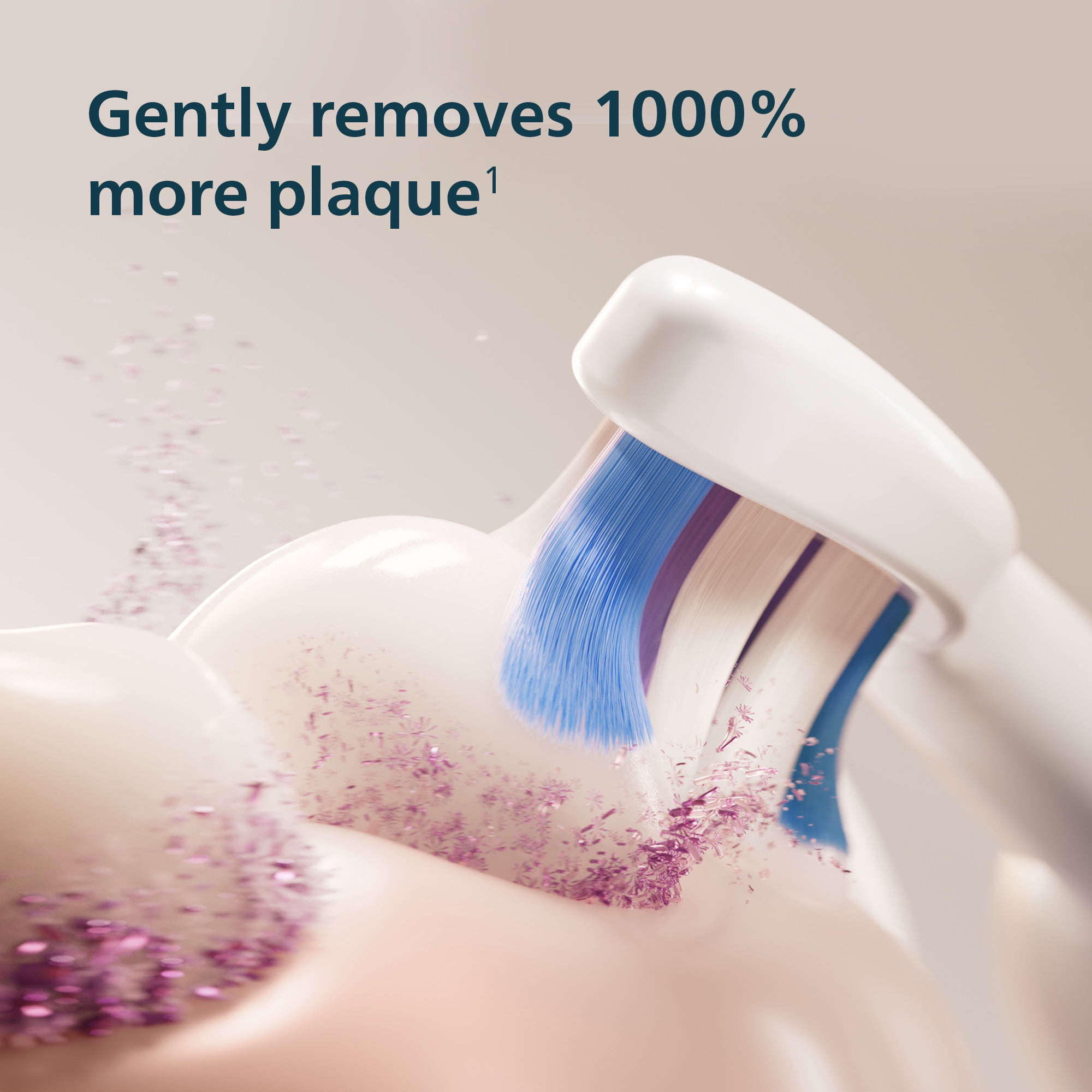 Philips Sonicare 6000 Series Electric Toothbrush - Next-Generation Sonicare Technology, Pressure Sensor, 6 Brushing Settings, Smartimer, Brushpacer, Replacement Reminder, 21-Day Runtime, HX7400/03