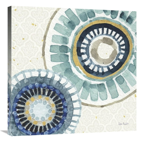 Global Gallery's 'Indigold XV' By Lisa Audit Stretched Canvas Wall Art