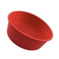 thumbnail image 1 of Moule à Gâteau Boulangerie Rond Antiadhésif Résistant aux Hautes Températures Moule en Silicone Pâtisserie Réutilisable Outil de Cuisson Gadget de Cuisine Rouge 6 Pouces, 1 of 9
