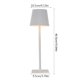 thumbnail image 2 of Lámpara Carga Mesa Art Atmosphere USB Plisado Night Light (4000mAh) Blanco, 2 of 9