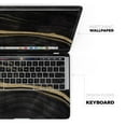 thumbnail image 4 of Design Skinz Vivid Agate Vein Slice Foiled V9 Full-Body Wrap Scratch Resistant Decal Skin-Kit Compatible with MacBook 13" Air (A1932), 4 of 9