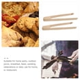 thumbnail image 4 of BBQ Tongs Wood Barbecue Clip Bread Fried Steak Ice Cube Multifunction Simple 2 Pcs, 4 of 6