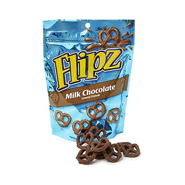 Flipz Chocolate Covered Pretzels, Milk Chocolate, 7.5 Ounce (Gift Pack