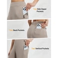 thumbnail image 3 of BALEAF Womens Travel Pants with 6 pockets Work Lightweight Stretch Ankle Petite Dressy Casual Golf Busniess Slacks Beige 3XL, 3 of 7