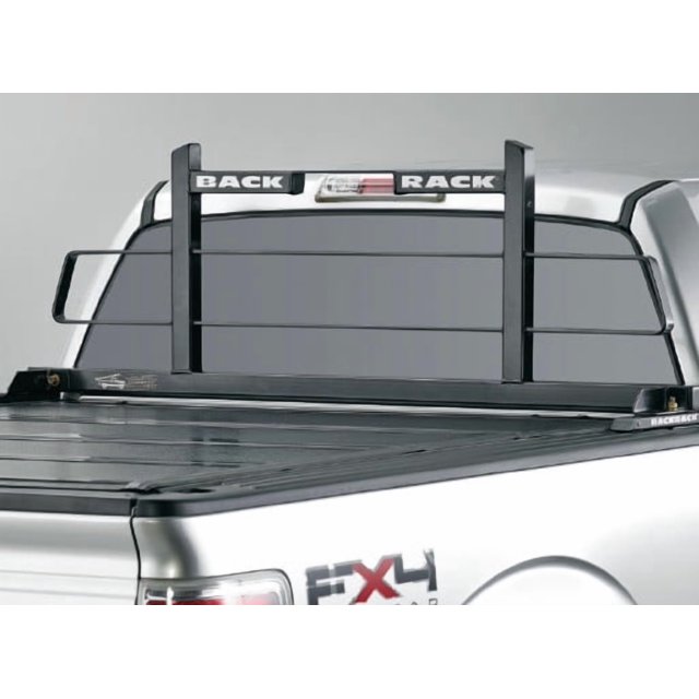BackRack Headache Rack 15020 Original Rack; Frame Only; Horizontal Bar; Powder Coated; Black; Steel; Can Be Used With Or Without Tonneau Cover; Requires Mounting Kit