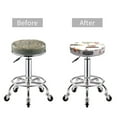thumbnail image 5 of Daiia Excavator Stool Covers Round,Round Bar Stool Covers Waterproof Bar Chair Covers Washable Stool Cushion Slipcover for 12-14 Inch Chair-13 inch, 5 of 7