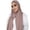 F, variant on Womens Solid Black Hijab Scarf Lightweight Soft Long Wrap Breathable Comfortable Headwear soft Daily Wear Muslim Head Scarf