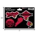 thumbnail image 5 of Rico Industries Nba Portland Trail Blazers Hoja De Calcomanías Troqueladas De 5 Piezas, 5 of 5