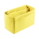 thumbnail image 1 of Minnieouse Bolsa de cosméticos hecha con fieltro, resistente y duradera, bolsa de cosméticos de viaje para regalos pensativos Bolsas de maquillaje amarillo M 26*15*14cm, 1 of 6