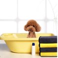 thumbnail image 2 of Pet Bath Towel Soft Absorbent Fashion Cat Microfiber Towel Puppy Bathing Towel, 2 of 8