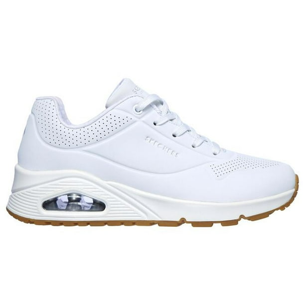 Tenis Skechers Street Uno Mujer Urbano Modernos Cómodos blanco 25