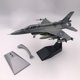 thumbnail image 2 of F16D Fighter a escala 1/72 fundido a presión con 2 soportes de exhibición decoración de escritorio modelo de avión para el hogar, 2 of 9