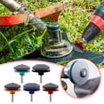 thumbnail image 5 of Eqslft Lawnmower Blade Sharpener, Quality Double Layer Corundum Lawn Mower Blade Sharpener, Lawnmower Dull Blade Sharpener for Any Power Hand Drill (1PC), 5 of 5