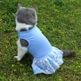 thumbnail image 4 of Summer Pet Dog Puppy Sweet Flower Gauze Dog Vest Apparel For Dogs And Cats Princess Dresses, 4 of 4