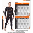 thumbnail image 7 of Thermal Underwear Long Johns for Men Fleece Lined Base Layer Tops and Bottoms Set Cold Weather Clothing Gear Winter Gift, 7 of 7