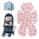 thumbnail image 1 of Stroller Cooling Pad - Car Seat Cooling Pad - Summer Baby Cooling Pad for Child Safety Car Seat, Baby Chair, Dining Chair - Pink, 1 of 5